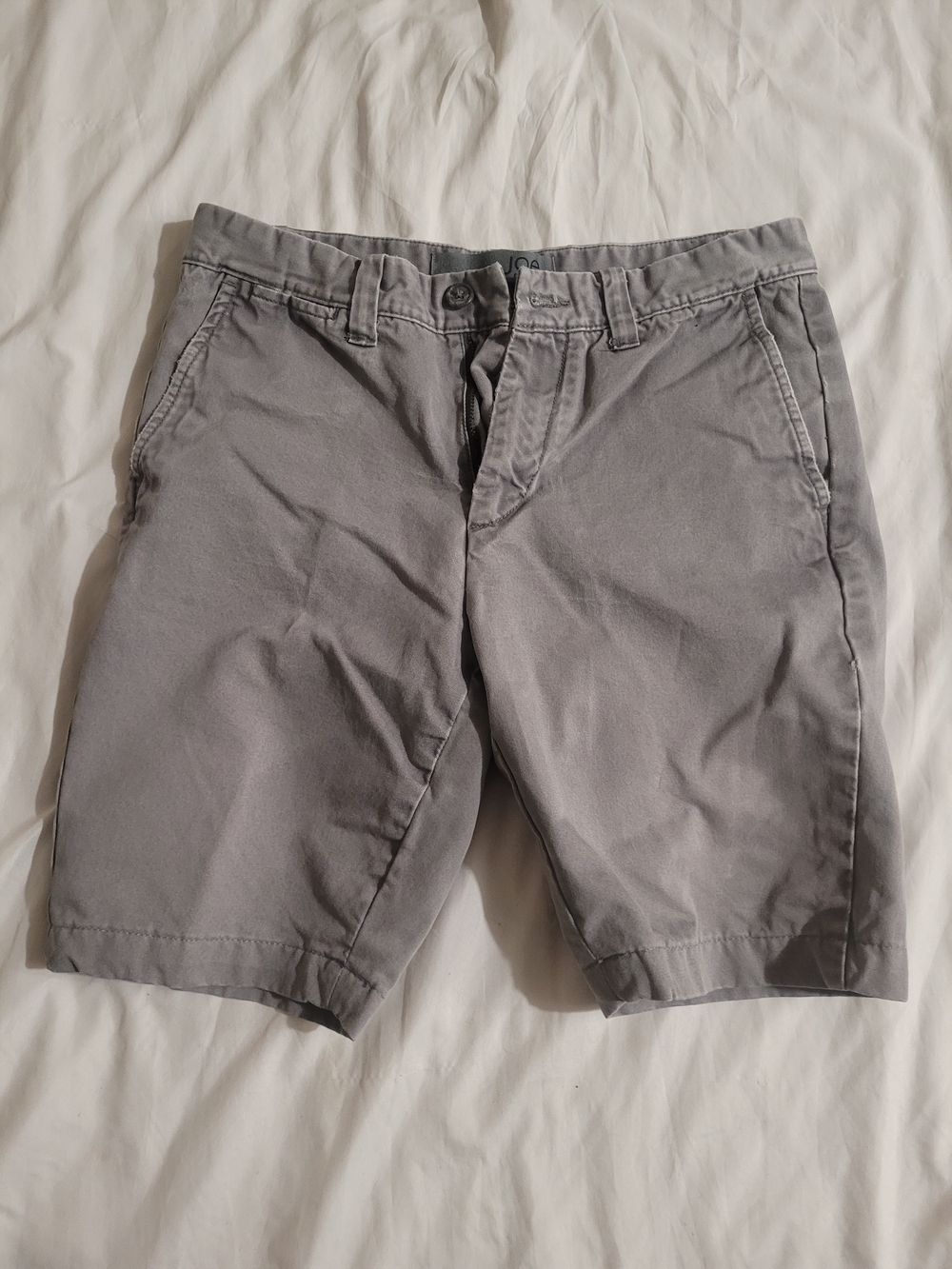 Joe Fresh Gray Flat Front Men's Chino Shorts